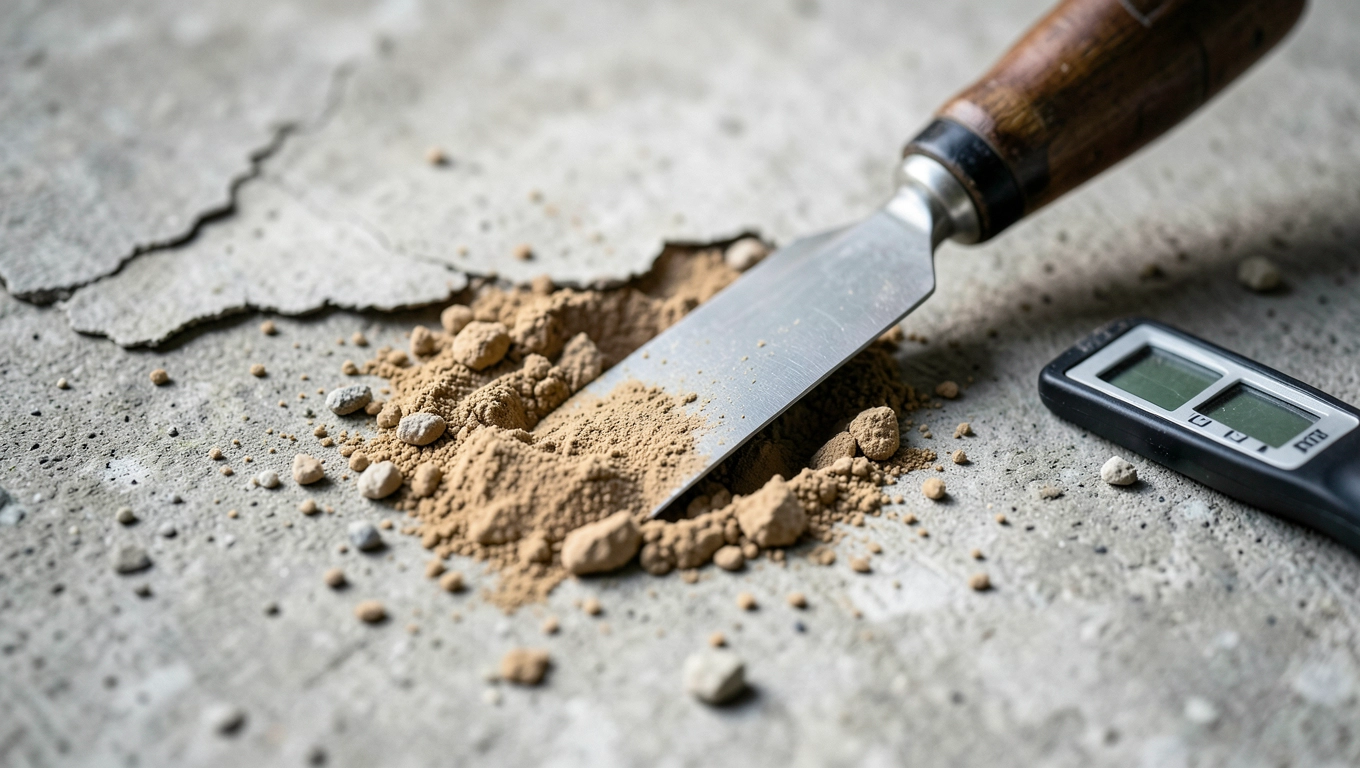 Jak przygotować beton pod farbę olejną, żeby nie łuszczyła się po zimie