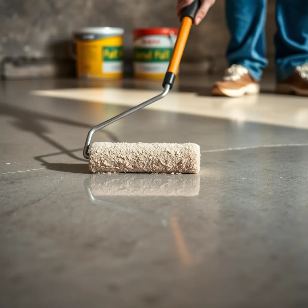 Malowanie posadzki betonowej cena robocizna