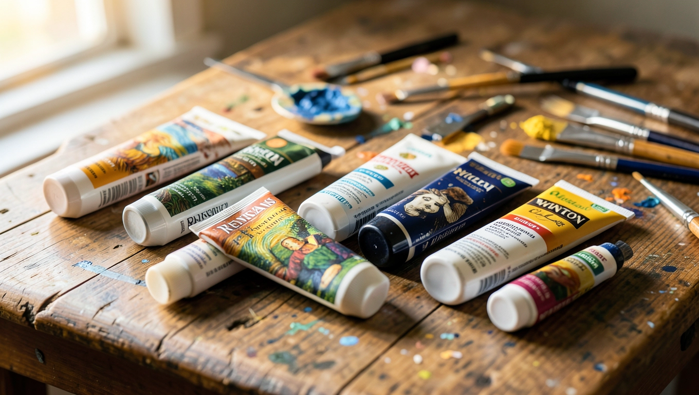 Marki w zestawach farb olejnych Van Gogh, Renesans, Winton i inne