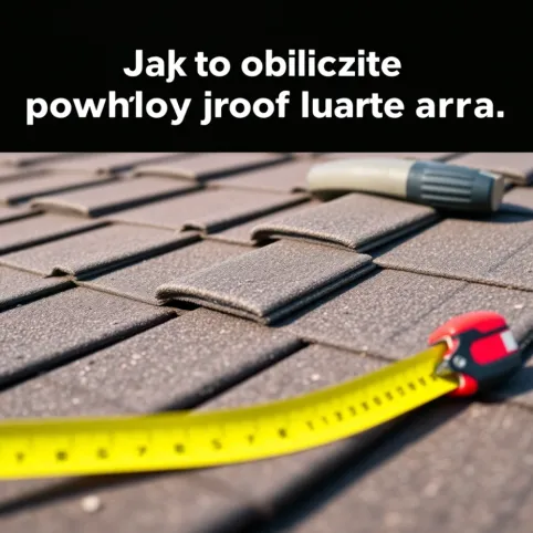 Jak obliczyć powierzchnię dachu jednospadowego