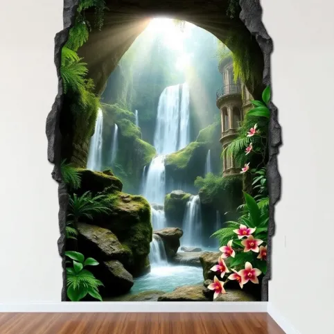 Malowanie 3D na ścianie