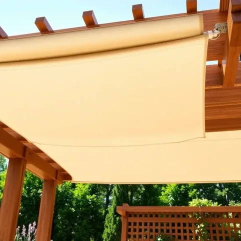 Pergola Drewniana z rozsuwanym dachem