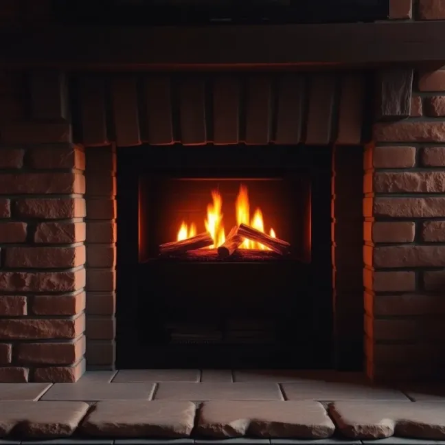 Wkład gazowy do kominka na drewno