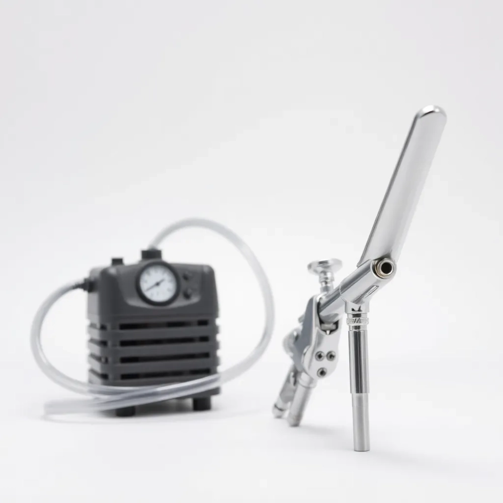 Aerograf z kompresorem do malowania