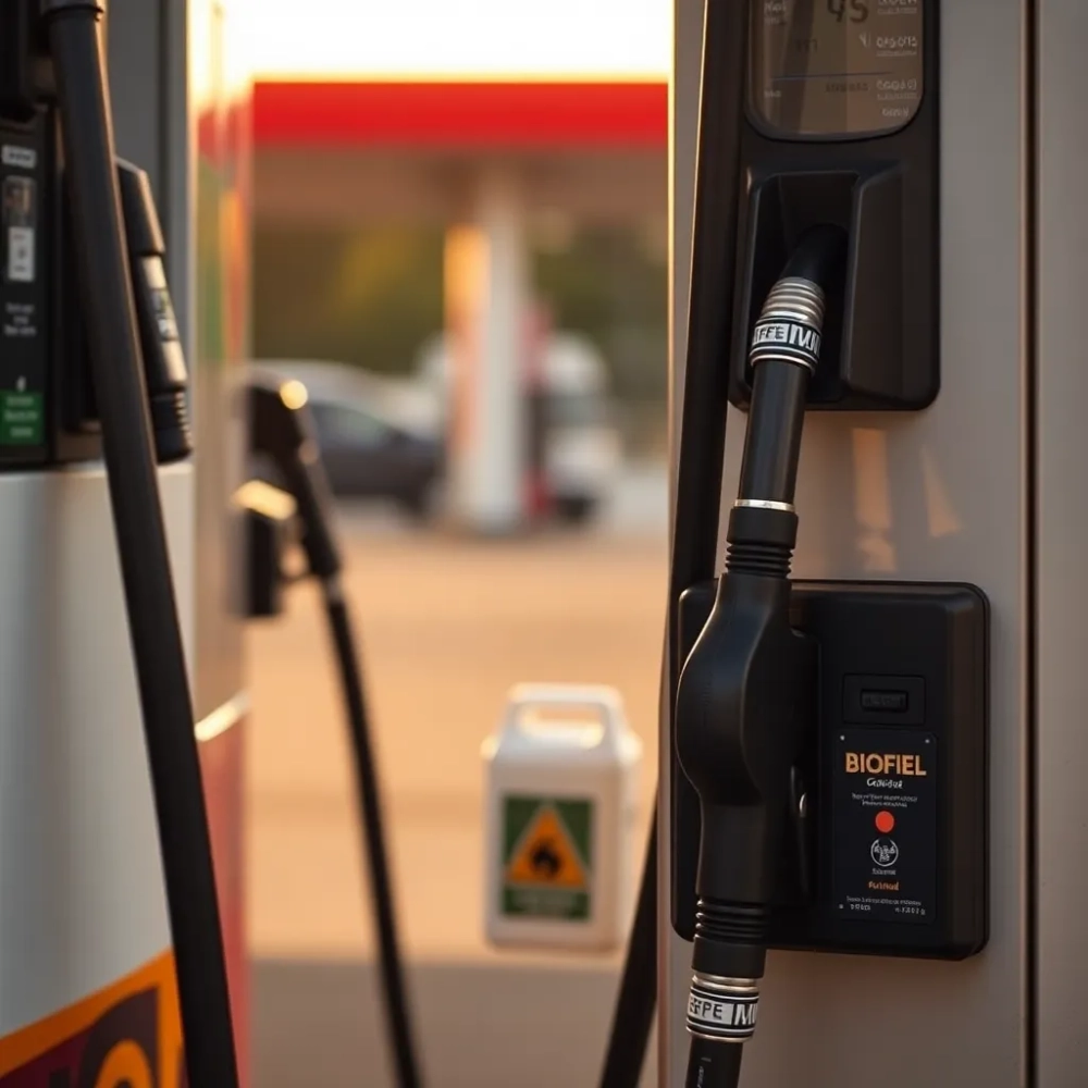 Biopaliwo do kominka stacja benzynowa