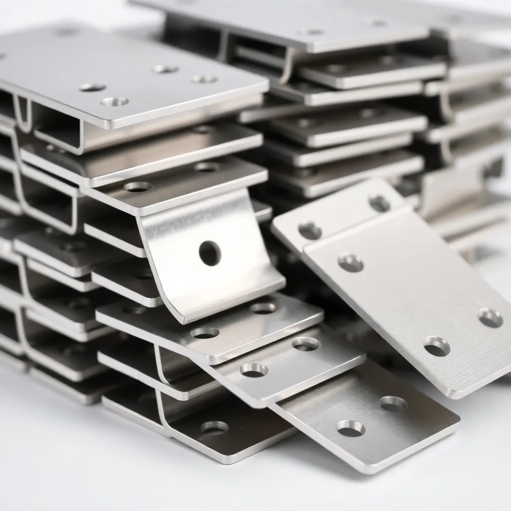 Blaszki do mocowania szyby kominkowej