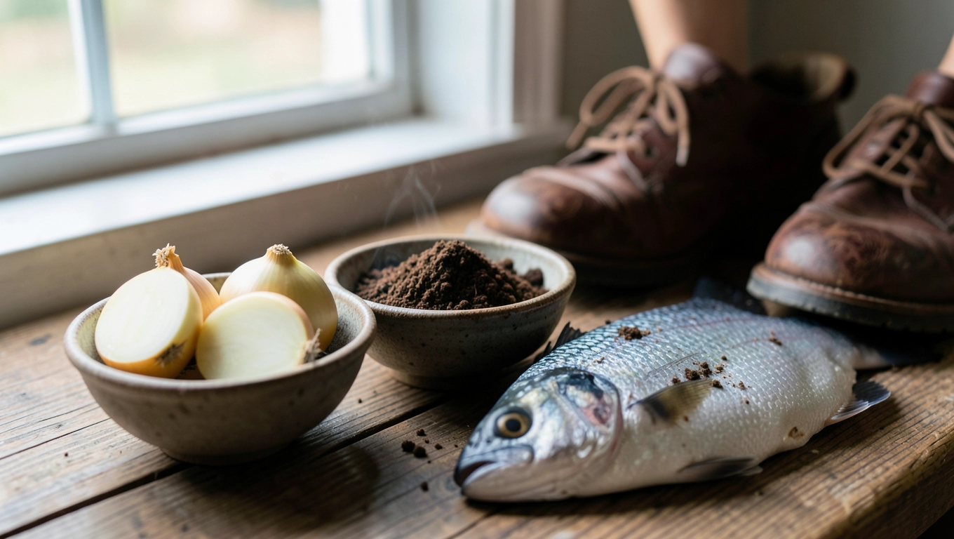 Cebula i kawa jako pochłaniacze zapachu