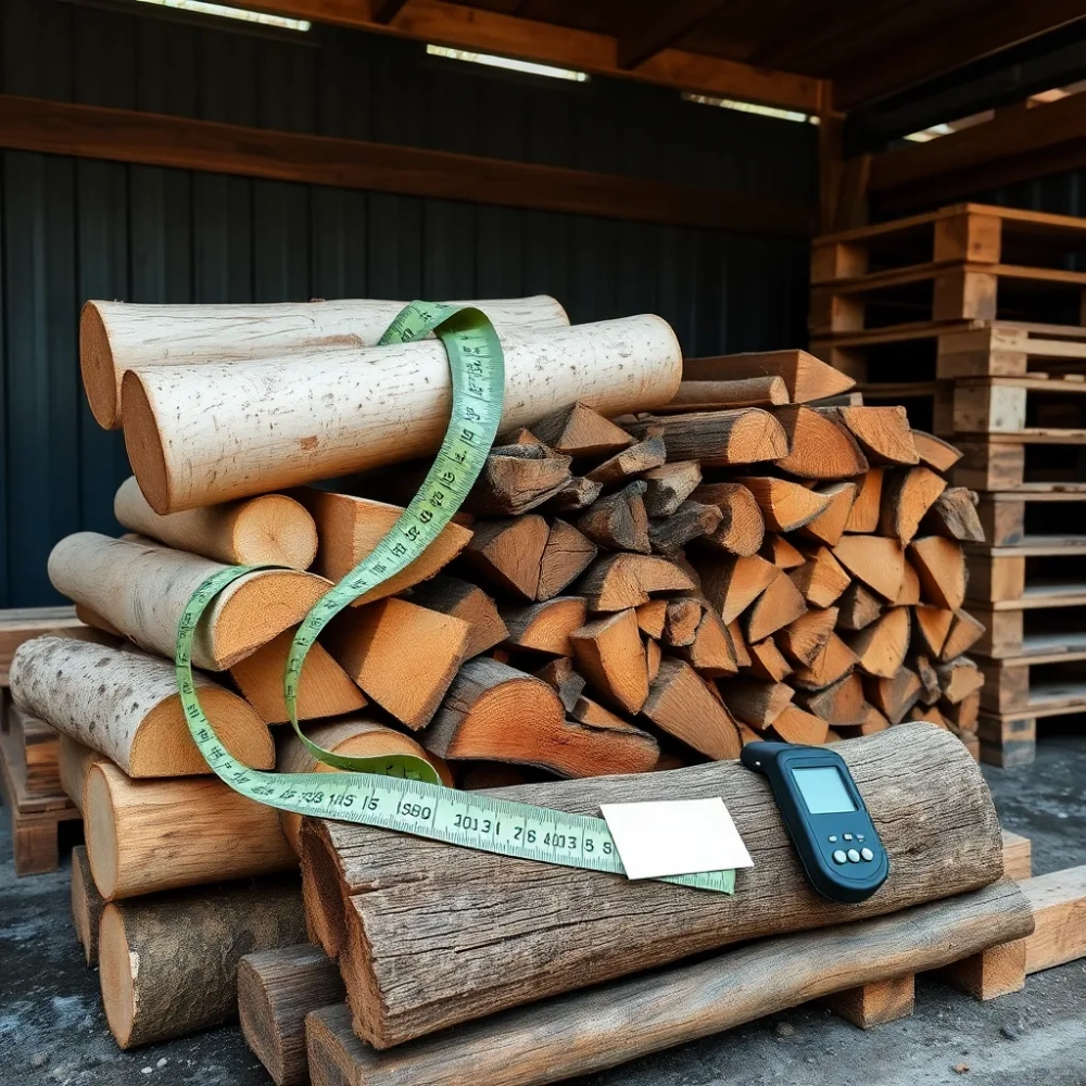 Cena drewna opałowego za m3 2024