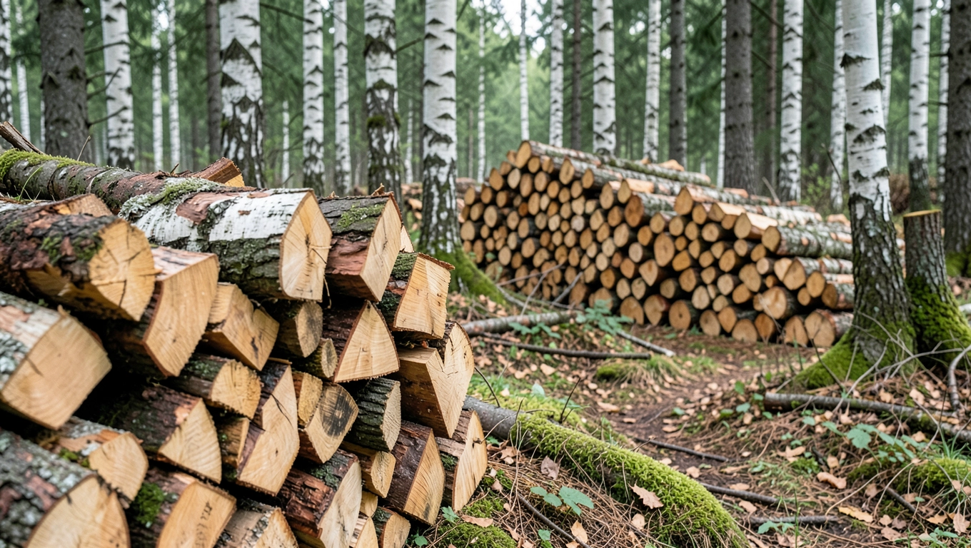 Ceny drewna opałowego wg gatunków w lesie