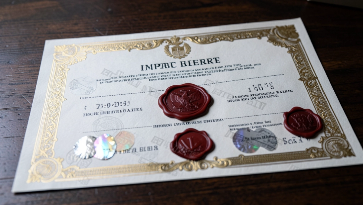 certyfikat importowy