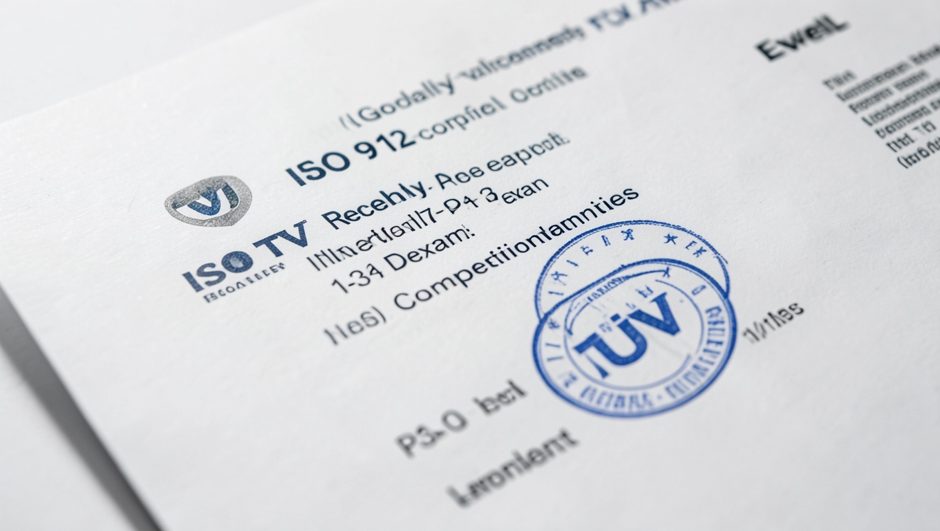 Certyfikat ISO w recertyfikacji TÜV