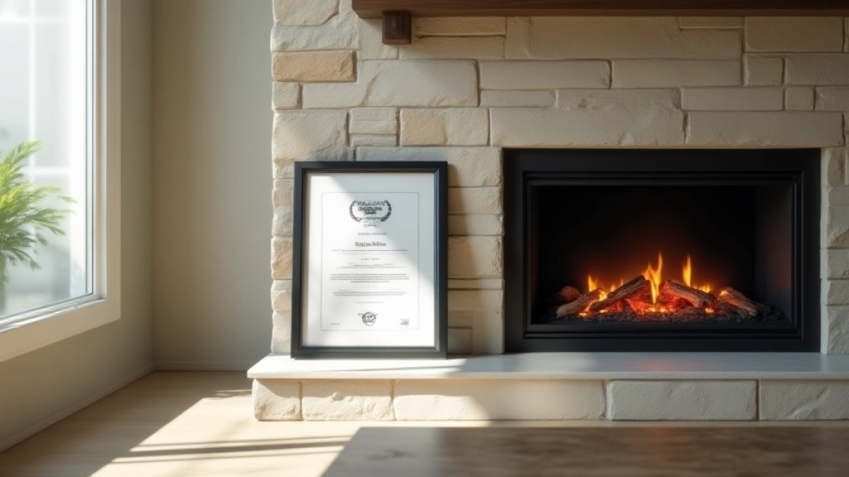 Certyfikat na kominek