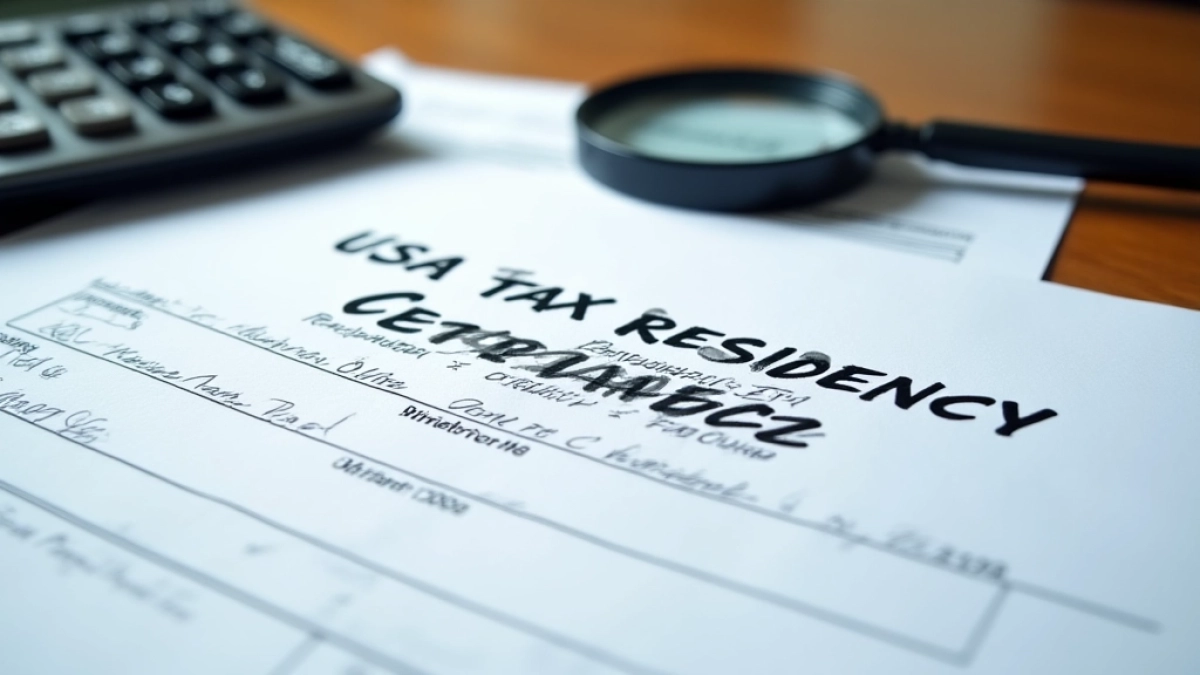 certyfikat rezydencji podatkowej usa