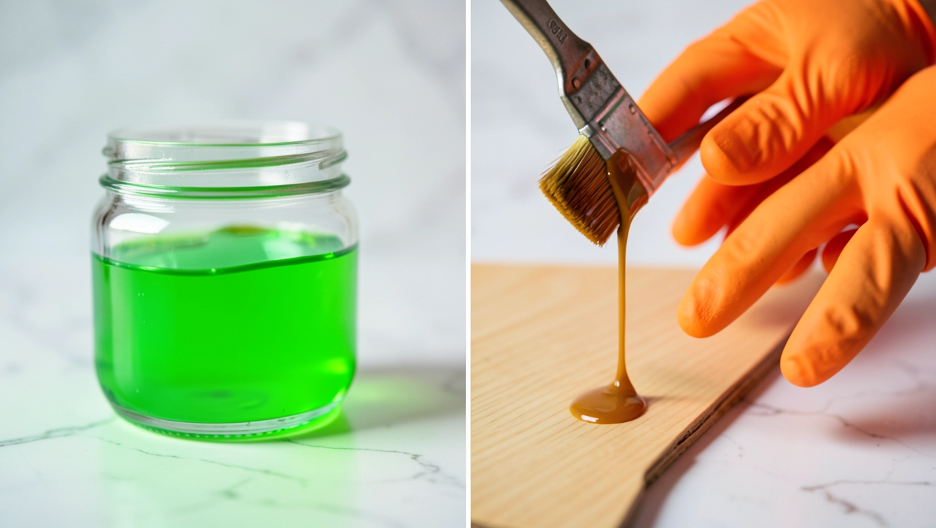 Chemiczne preparaty do usuwania farby olejnej