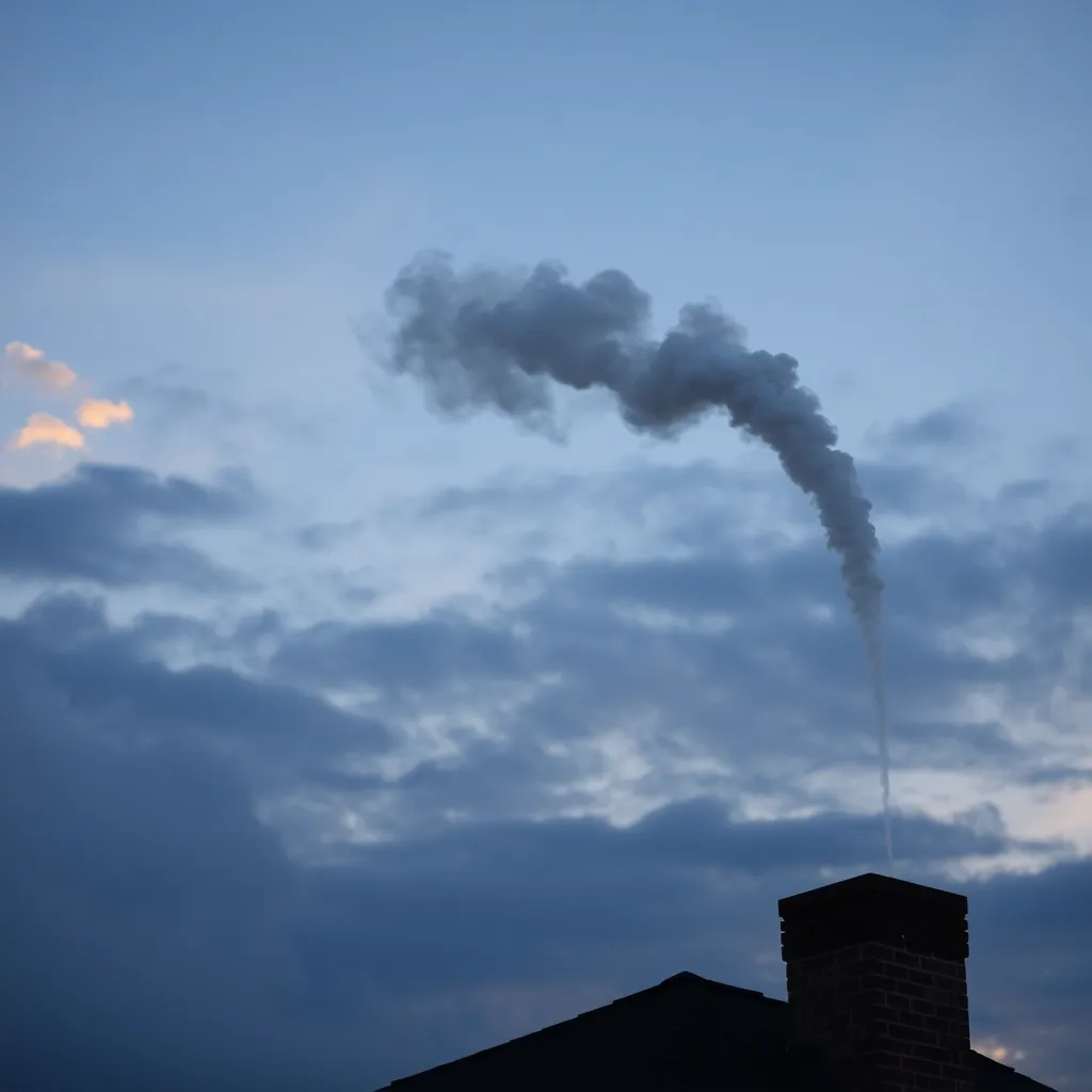 Ciśnienie atmosferyczne a dym z komina