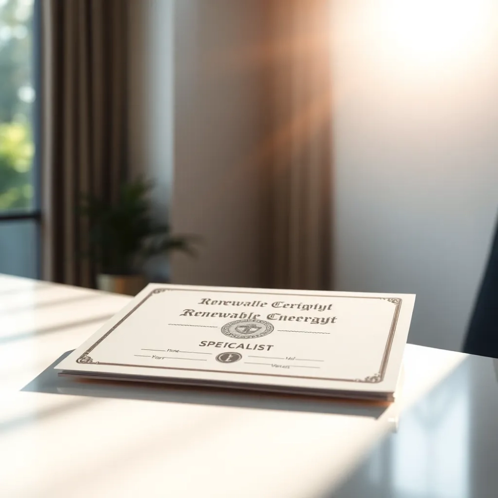 Co daje certyfikat OZE