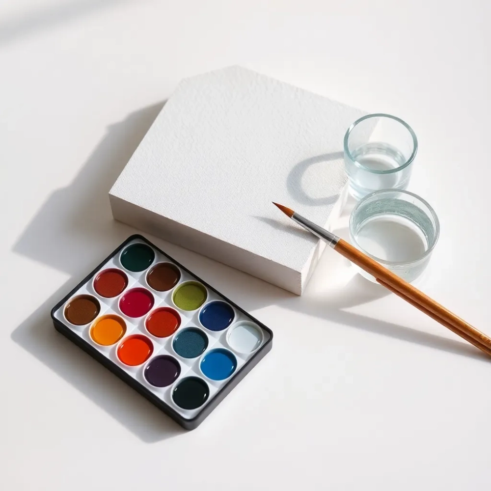 Co jest potrzebne do malowania akwarelami