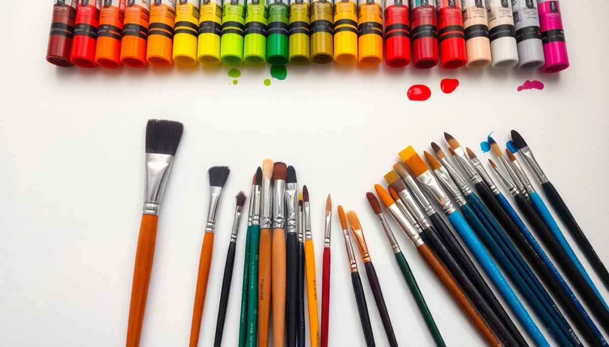 Co można namalować farbami akrylowymi