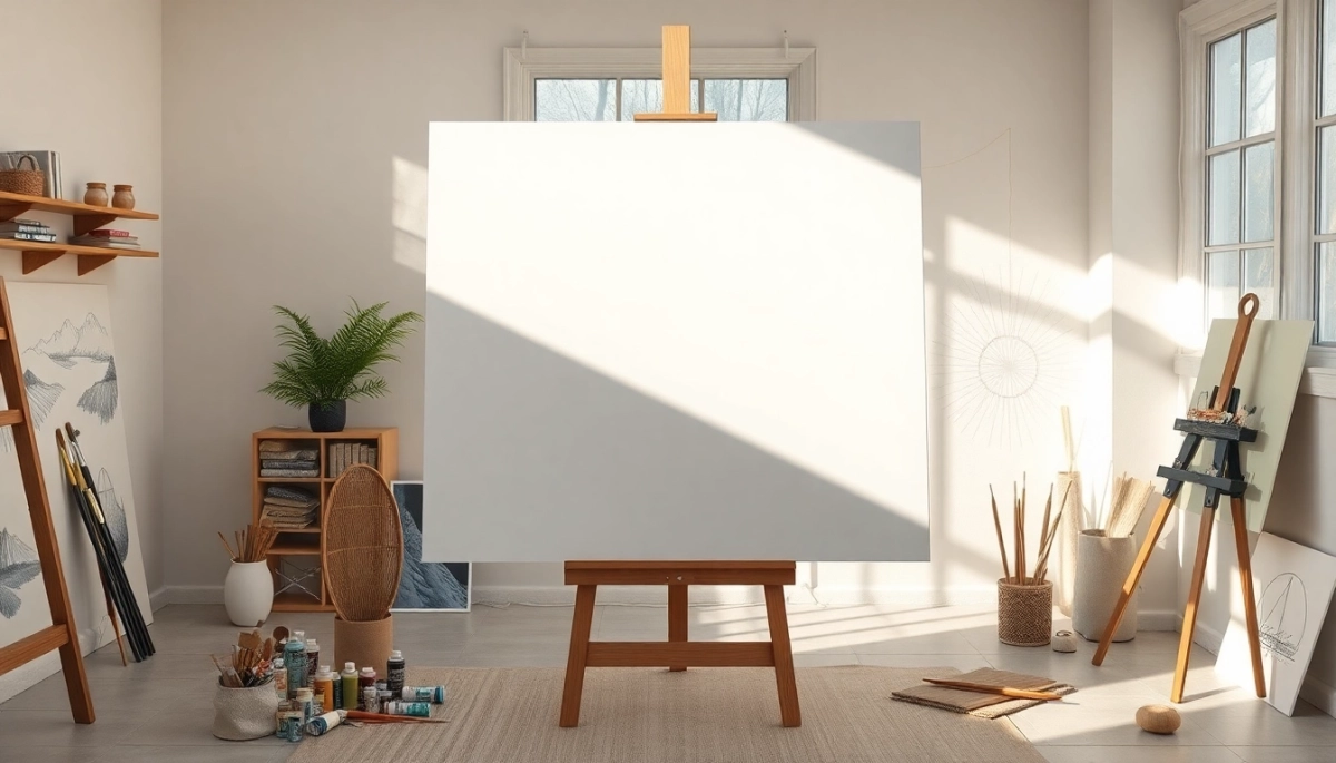 Co można namalować na dużym płótnie