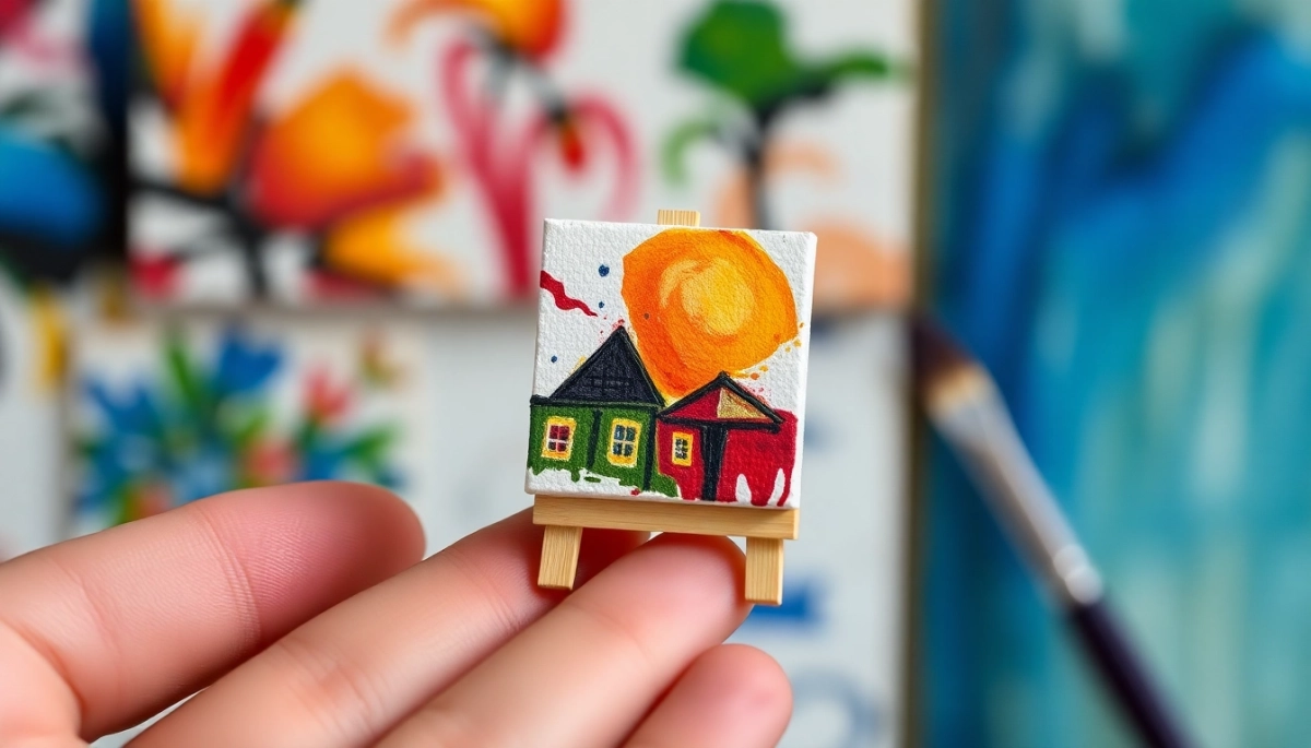 Co można namalować na Mini płótnie