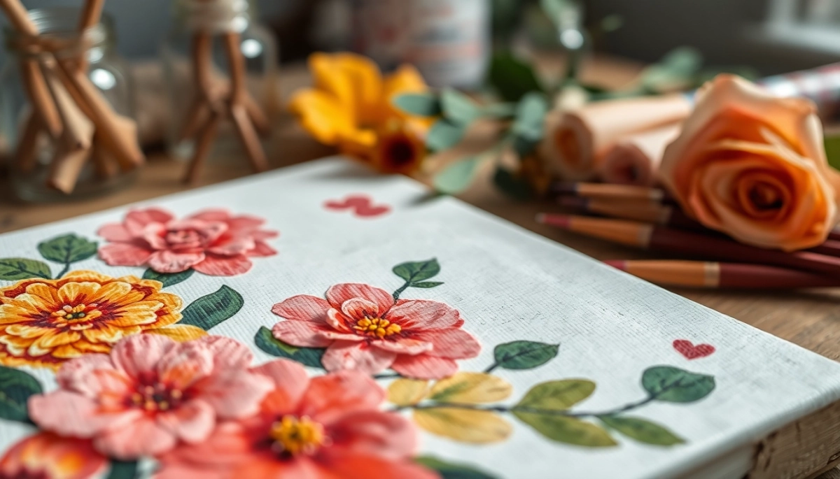 Co można namalować na płótnie na dzień mamy