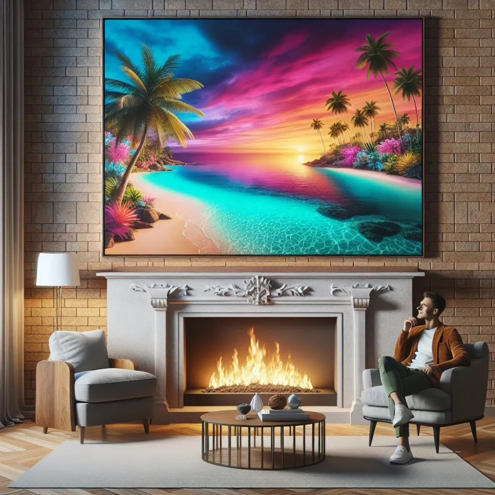 Co Na Ścianę Za Kominkiem