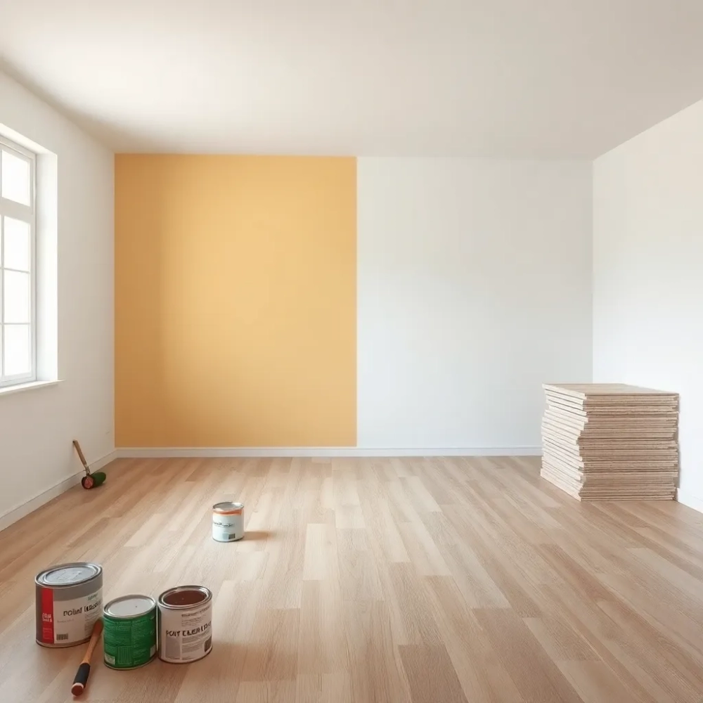 Co najpierw malowanie ścian czy układanie paneli