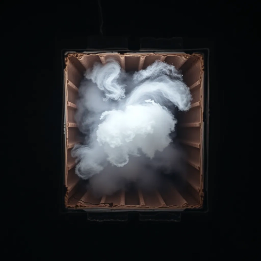 Cofka w kominie wentylacyjnym