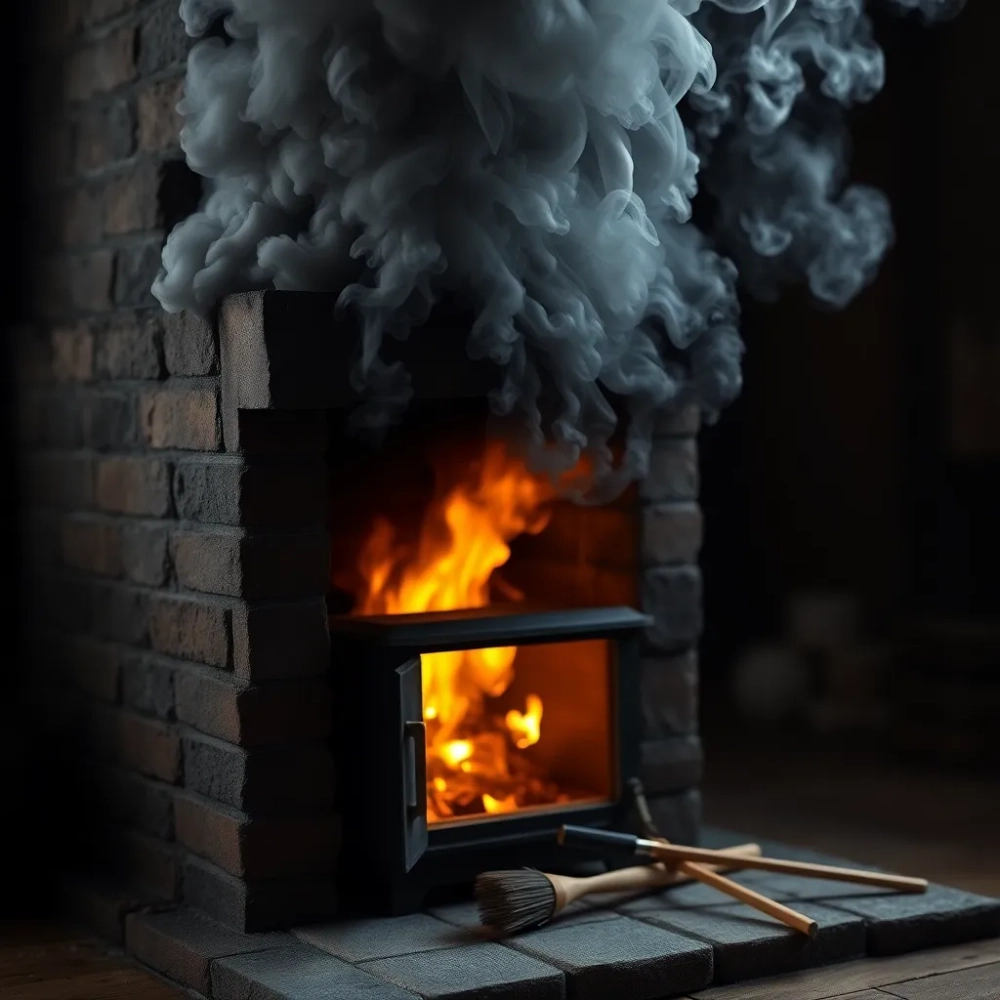 Czy można czyścić komin jak się pali w piecu