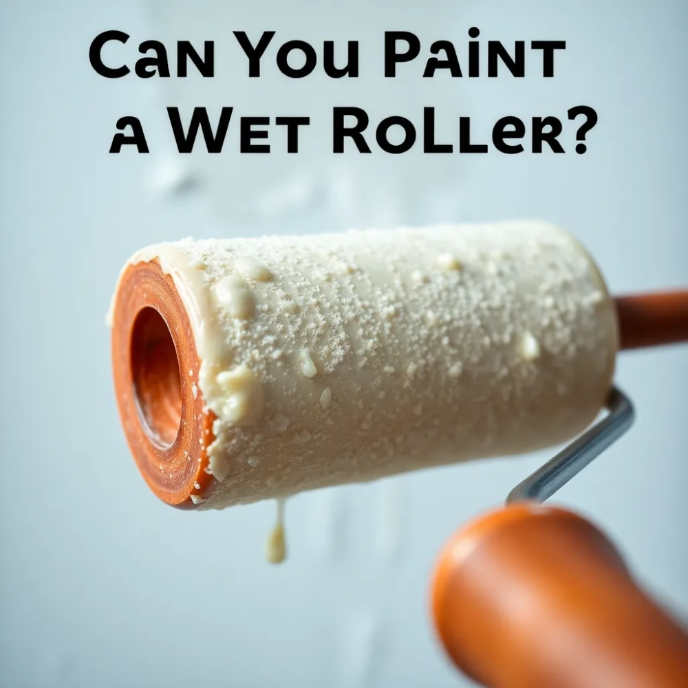 Czy można malować mokrym wałkiem