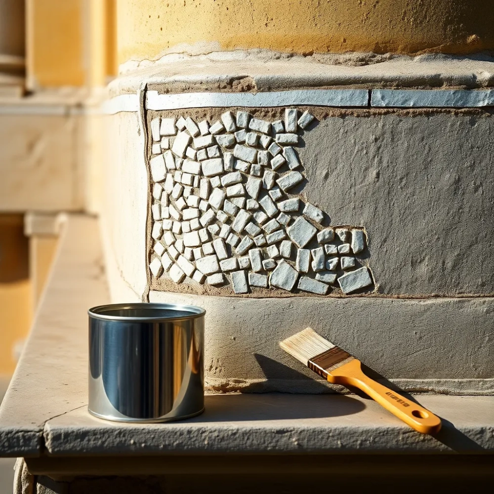 Czy można malować tynk mozaikowy