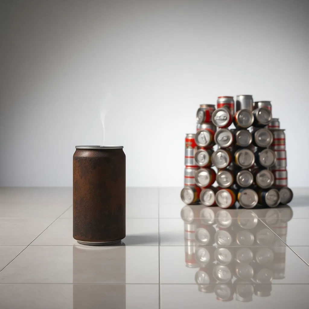 Czy puszki aluminiowe czyszczą komin