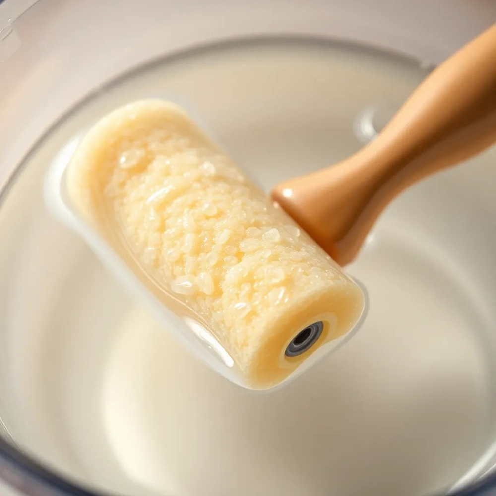 Czy wałek do malowania może być mokry