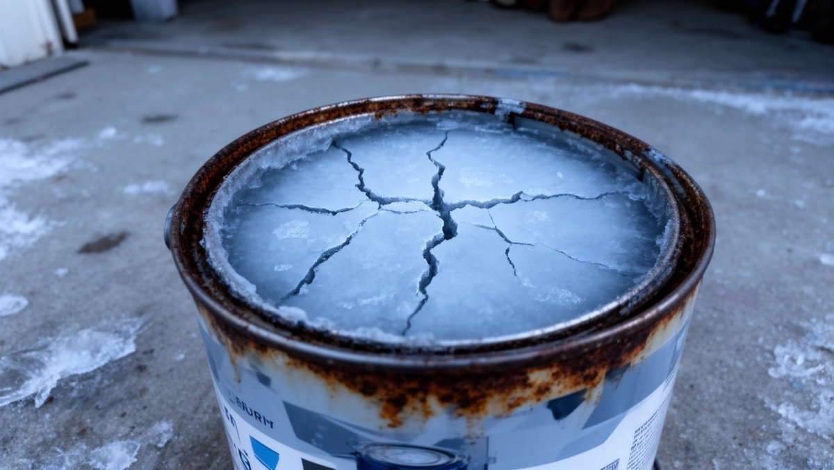 Czy zamarznięta farba nadaje się do malowania