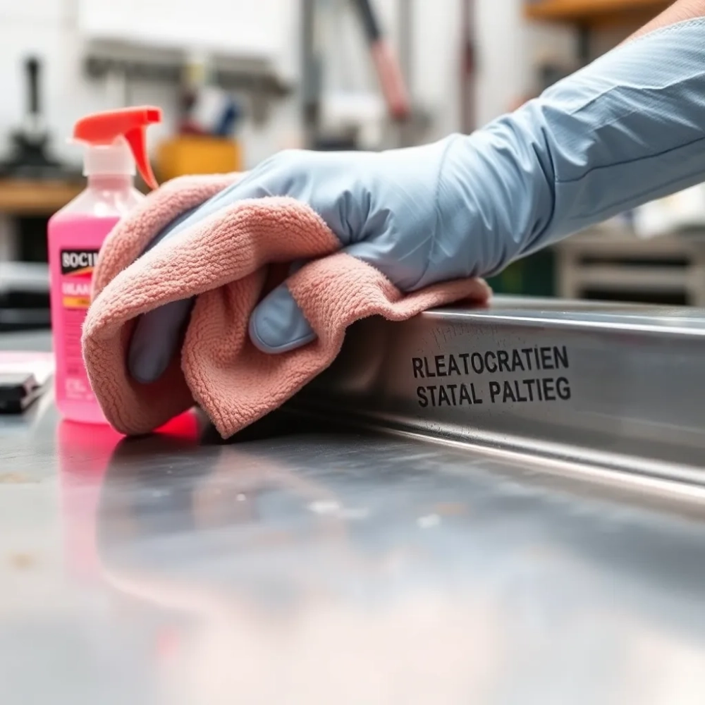 Czym odtłuścić metal przed malowaniem