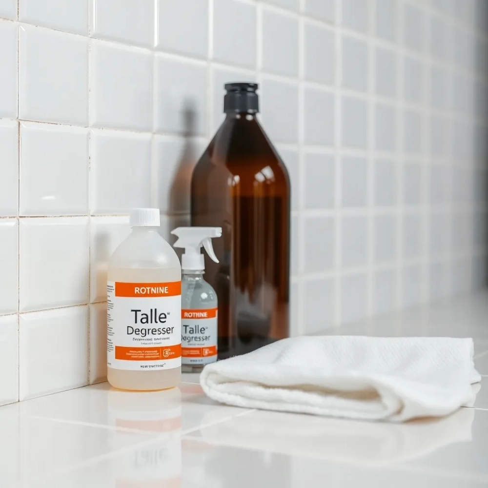 Czym odtłuścić płytki ceramiczne przed malowaniem