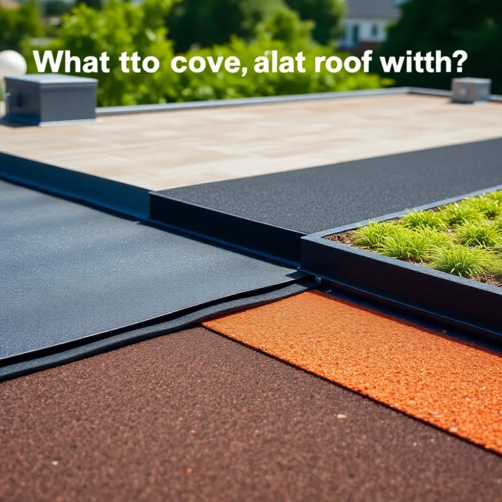 Czym pokryć płaski dach