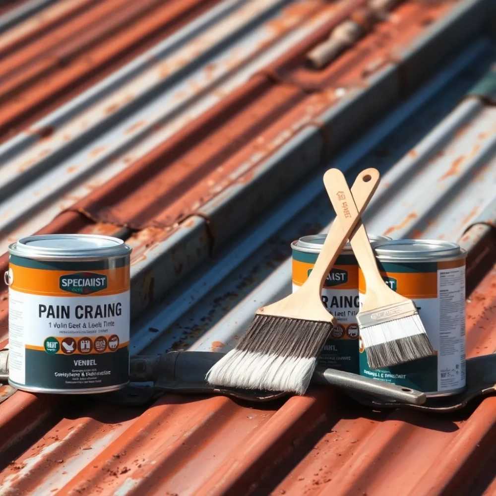 Czym pomalować zardzewiałą blachę na dachu