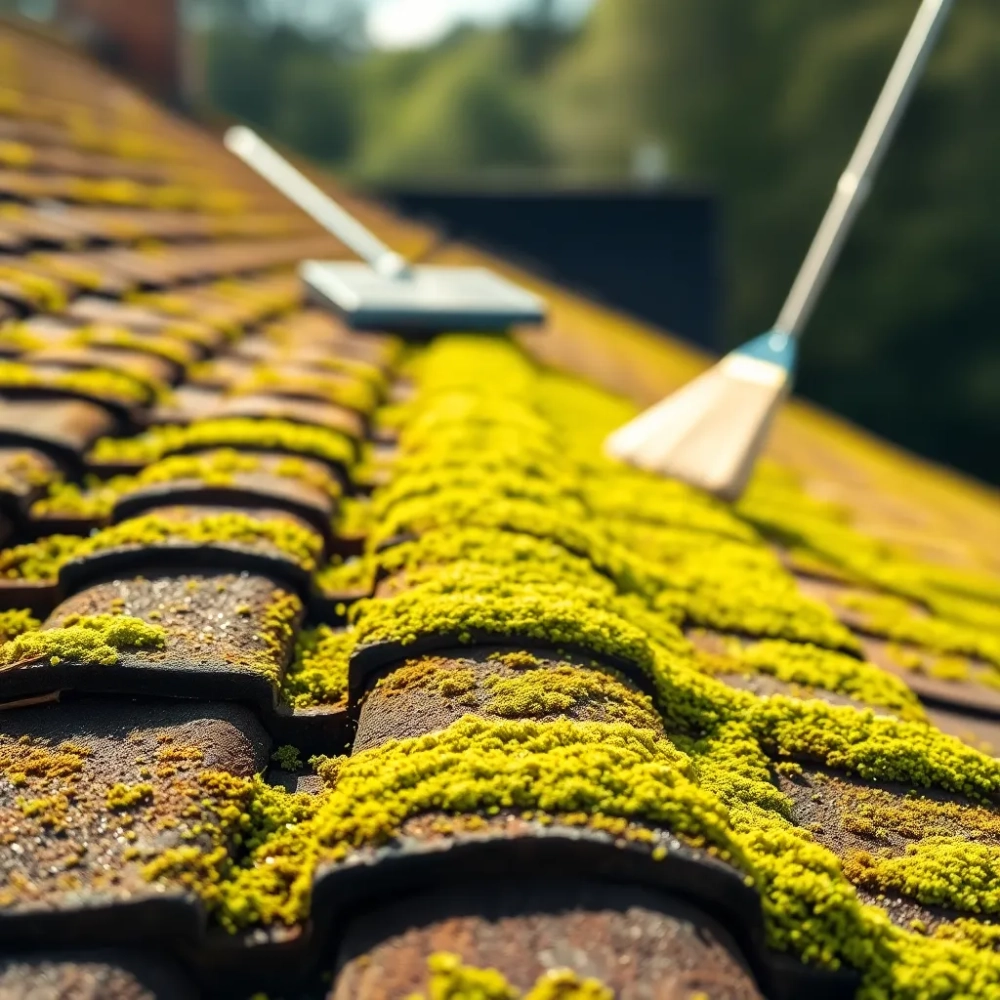 Czyszczenie dachu z mchu cena