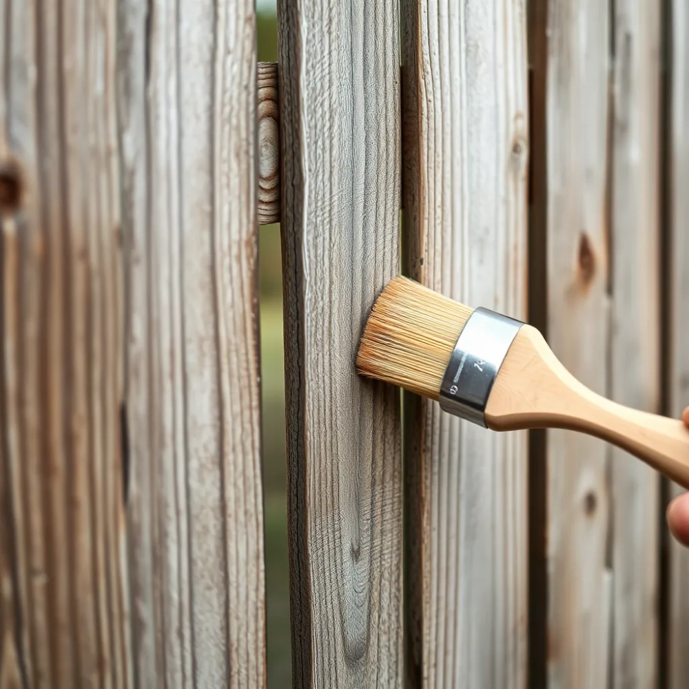 Czyszczenie i malowanie płotu drewnianego cena