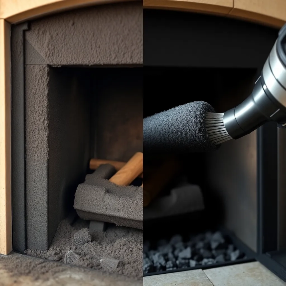 Czyszczenie wkładu kominkowego