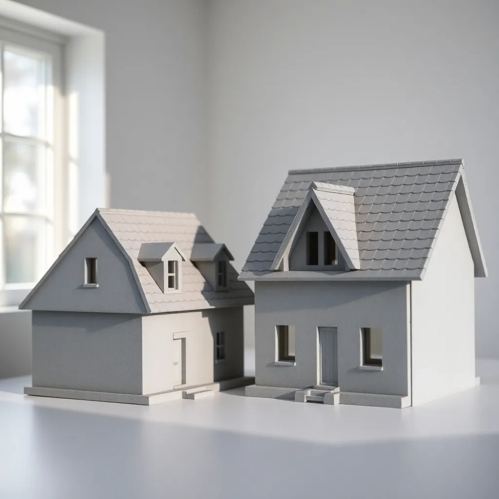 Dach dwuspadowy a czterospadowy