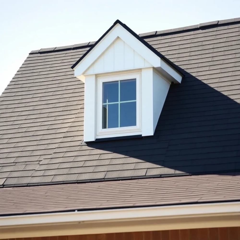 Dach dwuspadowy z lukarna