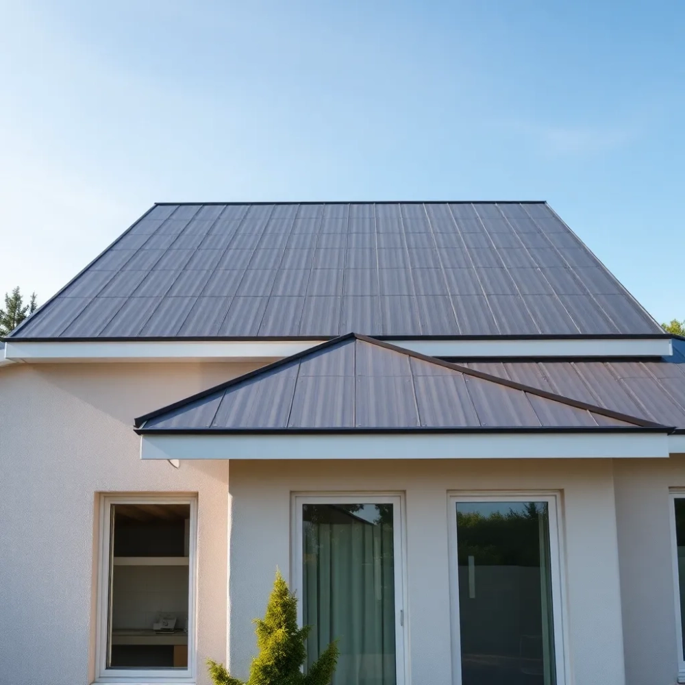 Dach z płyty warstwowej na dom