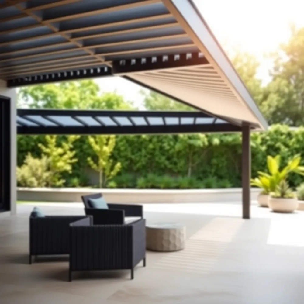 Dach zaluzjowy na taras