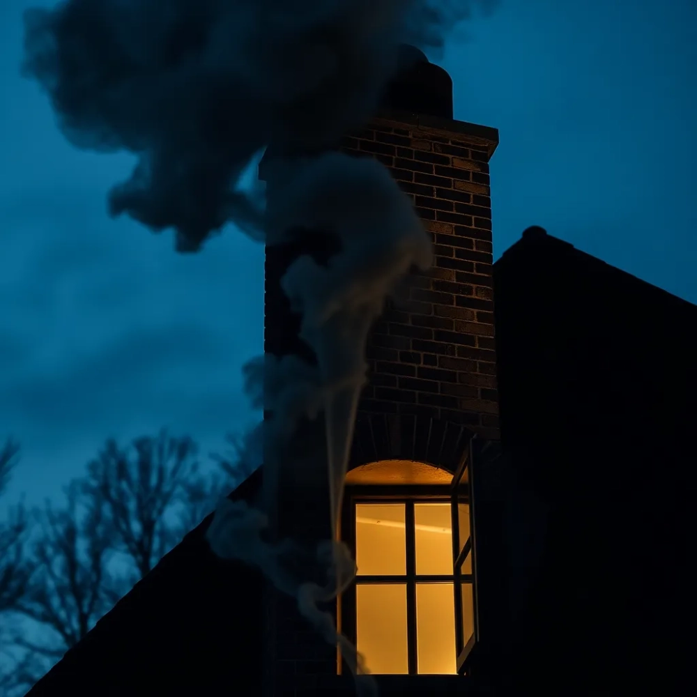 Dlaczego dym z komina leci w dół