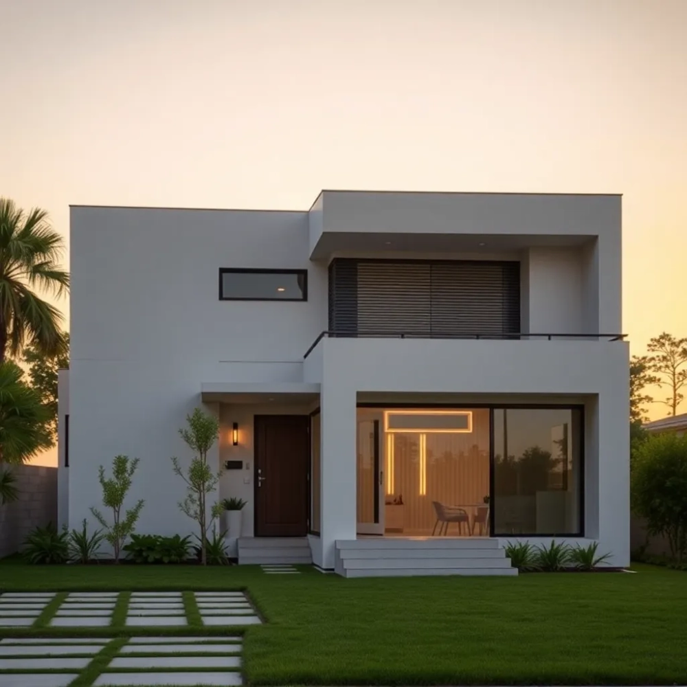 Dom z płaskim dachem projekt