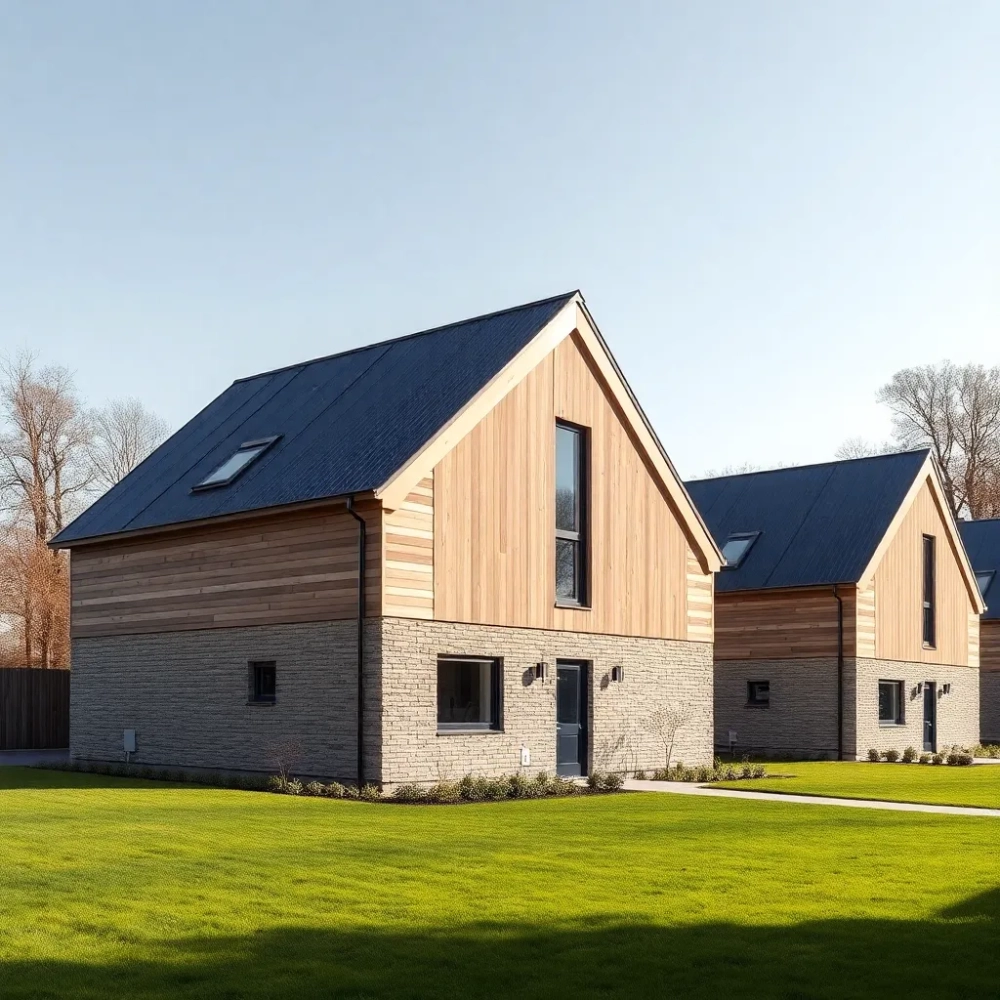 Domy parterowe do 100m2 z dachem dwuspadowym