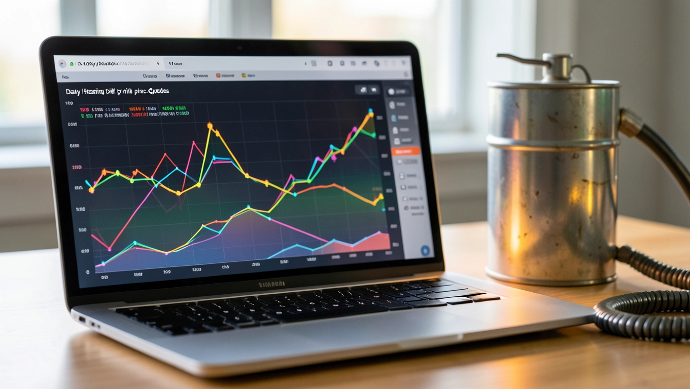 Dostęp do notowań cen oleju opałowego