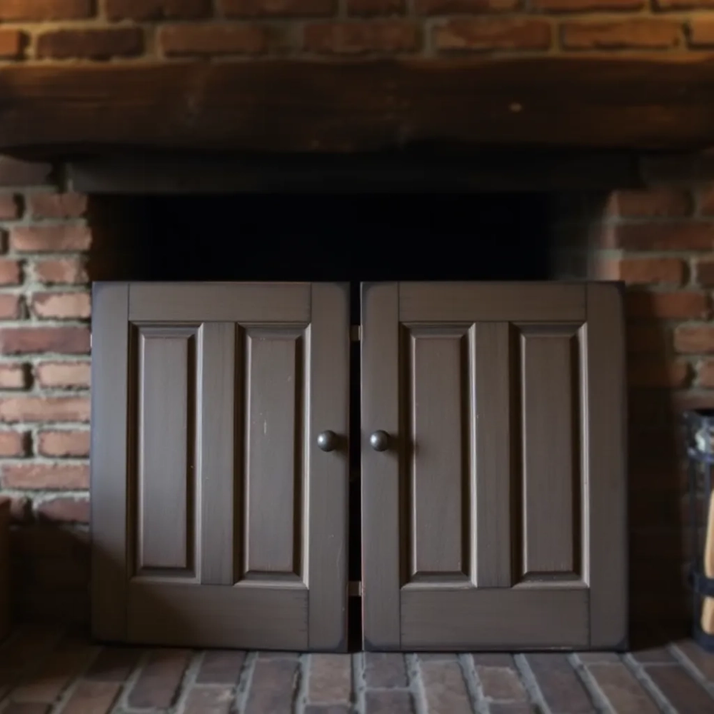 Drzwiczki do kominka używane